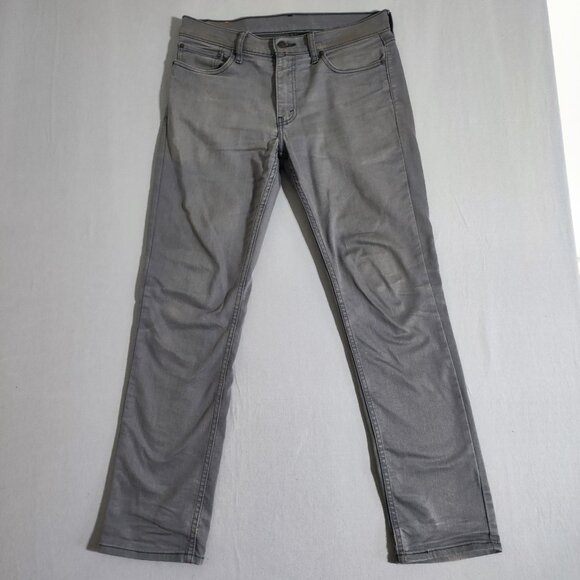 Levi's 511 jeans men's size W33XL32 grey colour slim fit straight jeans - Picture 1 of 12
